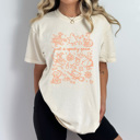 Large Ivory Just A Spooky Goose Comfort Colors Tee, Halloween Goose Printed Tee, Spooky Halloween Shirt