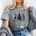 Large Gray From The Window To The Walls I'm About To Deck These Halls Comfort Colors Tee, Christmas Funny Graphic Tee