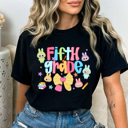  Little Monsters Back To School Grades Teacher Comfort Colors Tee, Trendy Monsters Printed Tee, BuBu Grade Tees
