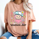  Little Monsters Toy Comfort Colors Tee, Bubu Favorites Printed Tees, Trendy Toy Shirt