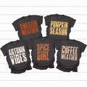 XXL Pepper Fall Season Vibes Comfort Colors Tees, Pumpkin Season Printed Tee, Sweater Weather, Autumn Vibes, Spice Girl, Coffee Weather 