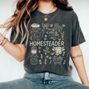 Small Pepper Homesteader Comfort Colors Tee, Farm Life Graphic Tee, Homemaker Shirt 