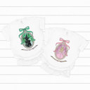 XL White Change For The Good Comfort Colors, Green Witch, Pink Witch, Trendy Printed Tee, Pink And Green Graphic Tee