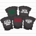 Large Pepper Most Likely To Christmas Comfort Colors Tee, Funny Holiday Tee, Christmas Day Matching Shirts