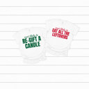 XXL White Most Likely To Christmas Comfort Colors Tee, Funny Holiday Tee, Christmas Day Matching Shirts