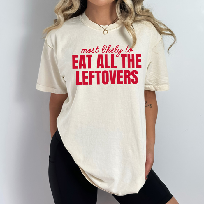 Most Likely To Christmas Comfort Colors Tee, Funny Holiday Tee, Christmas Day Matching Shirts