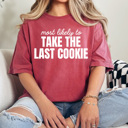 Most Likely To Christmas Comfort Colors Tee, Funny Holiday Tee, Christmas Day Matching Shirts