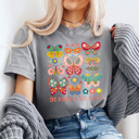  Be Kind To All Kinds Butterflies Comfort Colors, Spring Floral Butterfly Graphic Tee, Flower Butterfly Shirt   
