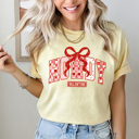  Howdy Valentine Comfort Colors Tee, Bow Lover Graphic Tee, Western Love Shirt 
