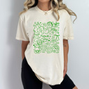  Patrick's Day Collage Comfort Colors Tee, Lucky Shamrock Graphic Tee, St Patty's Day Shirt  