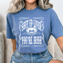 XXL Blue Jean Shut Up Liver You're Irish Comfort Colors Tee, St. Patrick's Day Graphic Tee, Irish Beer Shirt 