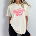  Overstimulated Moms Club Comfort Colors Tee, Mom Life Graphic Tee, Motherhood Tee