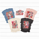 Small White Valentine Vibes Y2K Collage Comfort Colors Tee, You Are So Loved Graphic Tee, Be Mine Shirt 