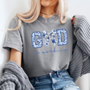 XXL Gray Good Is Working Graphic Tee, Faux Embordered Bow Shirt, Gospel Spring Comfort Colors Tee
