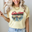 Large Butter It's Lake Time Graphic Tee, Swimming Dogs Lake Shirt, Family Trip Summer Comfort Colors Tee