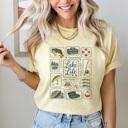 Medium Butter Lake Life Fishing Graphic Tee, Summer Lake Day Shirt, Family Trip Fishing Comfort Colors Tee