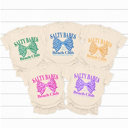 Large Ivory Salty Babes Beach Club Graphic Tee, Girls Just Wanna Have Sun Shirt, Summer Girls Trip 2026 Comfort Colors Tee