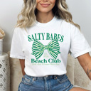  Salty Babes Beach Club Graphic Tee, Girls Just Wanna Have Sun Shirt, Summer Girls Trip 2026 Comfort Colors Tee