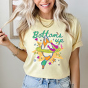  Bottoms Up Duck Graphic Tee, Funny Colorful Duck Shirt, Bright Summer Lake Comfort Colors Tee