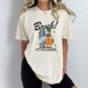 XL Ivory Bruh It's Summer Duck Graphic Tee, Surfing Duck Shirt, Aloha Surfing Duck Comfort Colors Tee