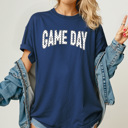  Polka Dot Game Day Graphic Tee, Sports Dot Shirt, Girl Game Day Comfort Colors Tee