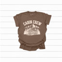 XXL Espresso Cabin Crew Graphic Tee, Family Caping Trip Shirt, Family Matching Comfort Colors Tee