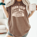  Cabin Crew Graphic Tee, Family Caping Trip Shirt, Family Matching Comfort Colors Tee