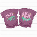 XXL Berry Later Gator After While Crocodile Graphic Tee, Funny Matching Shirts, Nostalgic Comfort Colors Tee 