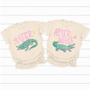 Small Ivory Later Gator After While Crocodile Graphic Tee, Funny Matching Shirts, Nostalgic Comfort Colors Tee 