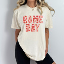  Game Day Graphic Tee, Checkered And Stars Shirt, Sports Comfort Colors Tee