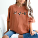 XL Yam Mallard Ducks Flying Graphic Tee, Hunting Season Shirt, Duck Hunt Comfort Colors Tee 
