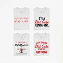 Medium White Diet Coke Favorites Graphic Tee, I Need Diet Coke Printed Shirt, Diet Coke Is My Love Language Tee