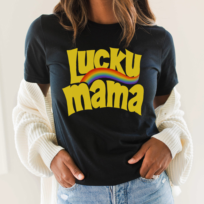 Lucky Mama Graphic Tee, Lucky Charms Shirt, Lucky Graphic Tee, St. Patrick's Day Shirt, Saint Patrick Shirt