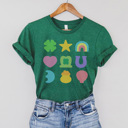  Marshmallow Charms Graphic Tee, Lucky Charms Shirt, Lucky Graphic Tee, St. Patrick's Day Shirt, Saint Patrick Shirt