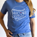 XL Royal Blue No Crying In Baseball Graphic Tee, Baseball Shirt, Baseball Mom Tshirt, Game Day Shirt