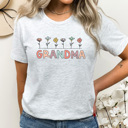 XL Ash Gray-Grandma Mother's Day Garden Graphic Tee, Mother's Day Shirt, Mama Tee, Nana Tee, Mimi Tee, Grandma Tee