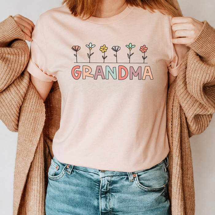 Mother's Day Garden Graphic Tee, Mother's Day Shirt, Mama Tee, Nana Tee, Mimi Tee, Grandma Tee