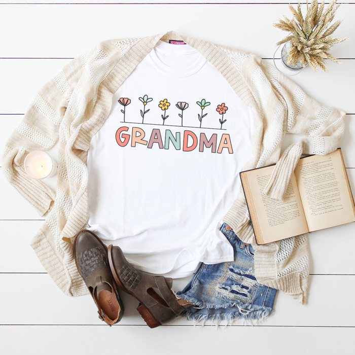 Mother's Day Garden Graphic Tee, Mother's Day Shirt, Mama Tee, Nana Tee, Mimi Tee, Grandma Tee