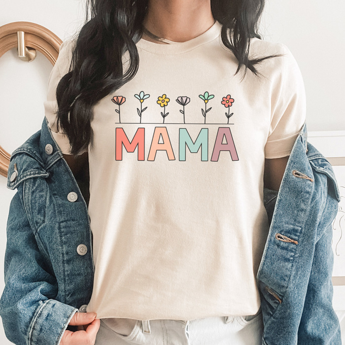 Mother's Day Garden Graphic Tee, Mother's Day Shirt, Mama Tee, Nana Tee, Mimi Tee, Grandma Tee