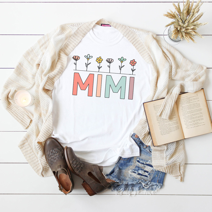 Mother's Day Garden Graphic Tee, Mother's Day Shirt, Mama Tee, Nana Tee, Mimi Tee, Grandma Tee