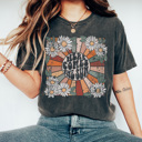 XXL Pepper Comfort Colors Here Comes The Sun Vintage Graphic Tee