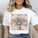 XXL White Comfort Colors Here Comes The Sun Vintage Graphic Tee