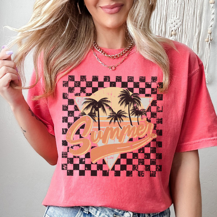 Vintage Summer Graphic Tee, Summer Tshirt, Cute Graphic Tee, Boho Shirt