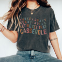 Medium Pepper Let Me See That Casserole Graphic Tee, Thanksgiving Graphic Tee, Cute Turkey Day Shirt, Fall Shirt