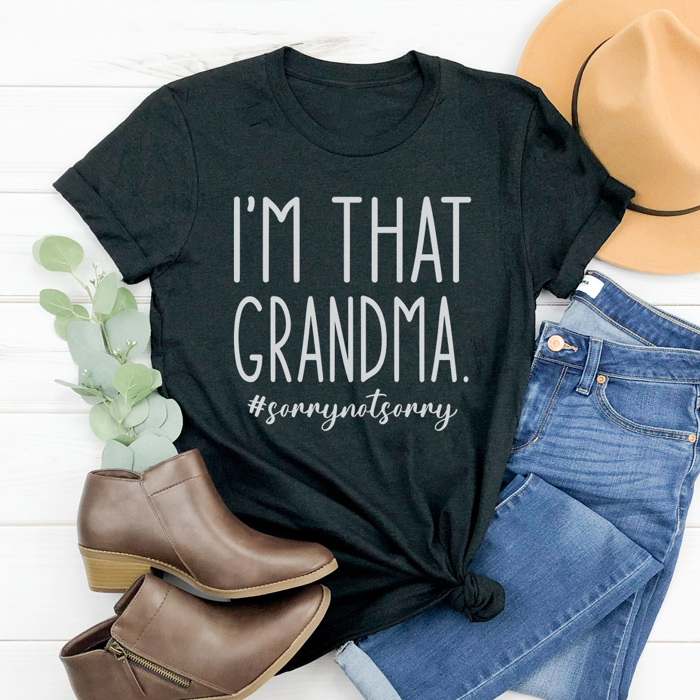Blessed Grandma Graphic Tee, Grandma Spoil Graphic Tee, Christmas Gift Grandma, One Loved Grandma