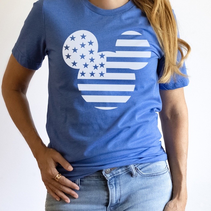 Patriotic Mouse Graphic Tee, 4th of July Shirt, Fourth of July Tee, Theme Park Shirt, Boy Mouse Shirt, Family Vacation Tee