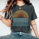 Sunset Water Graphic Tee, Vacation Tee, Summer Graphic Tee, Ocean Shirt, Lake Day Tee