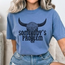 XXL Blue Jean Somebody's Problem Graphic Tee, Country Music Shirt, Western Graphic Tee, Summer Tshirt
