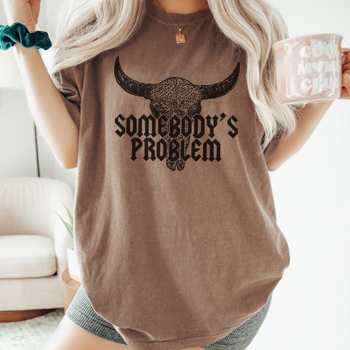 Somebody's Problem Graphic Tee, Country Music Shirt, Western Graphic Tee, Summer Tshirt