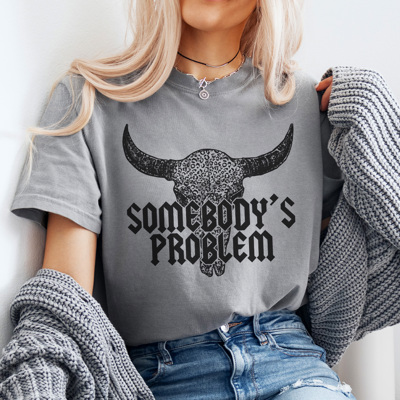 Somebody's Problem Graphic Tee, Country Music Shirt, Western Graphic Tee, Summer Tshirt